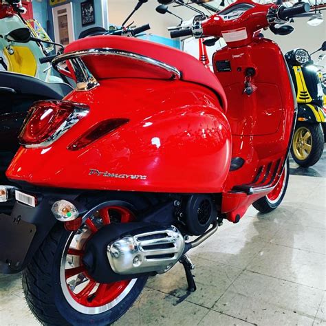 New Vespa “RED” Primavera 150 in Stock! – The Motorcycle Shop