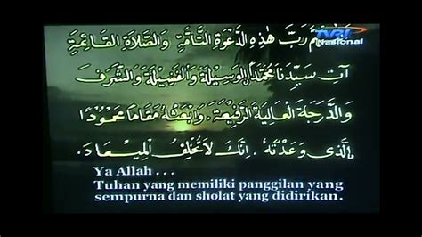 potongan adzan maghrib tvri nasional  spacetoon indonesiamp