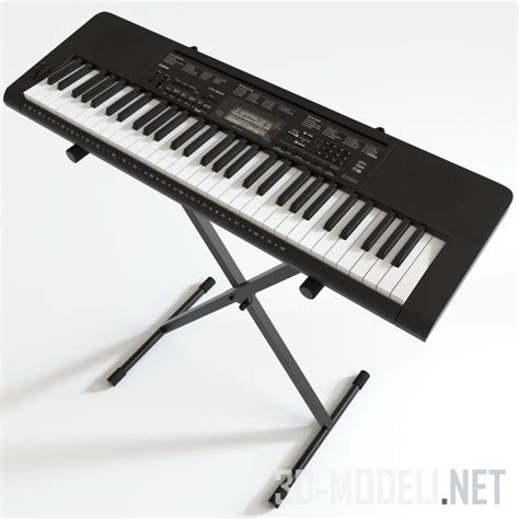 3D модель – Синтезатор для начинающих Casio CTK-3200