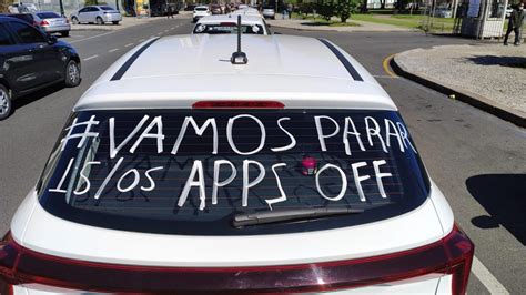 Em Protesto Motoristas De Aplicativos Paralisam Atividades Em Curitiba