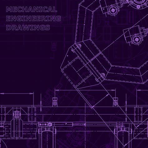 Blueprint, Sketch. Vector engineering illustration 3639908 Vector Art ...