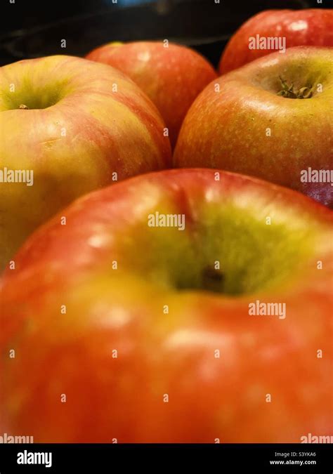 Pink Lady Apples Stock Photo Alamy