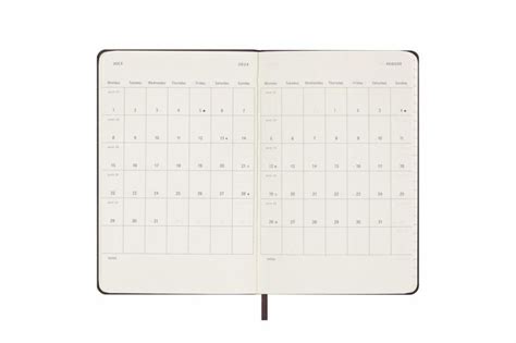 Moleskine 12 Monate Wochen Notizkalender 2024 Pocket A6 1 Wo 1