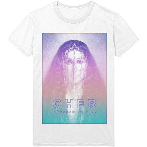 Cher Ombre Boxed Adult T Shirt Shop The Musictoday Merchandise