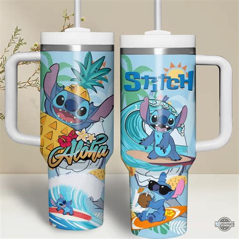 Lilo And Stitch Stanley Cup Dupe For Sale Aloha Disney Stitch Tumbler