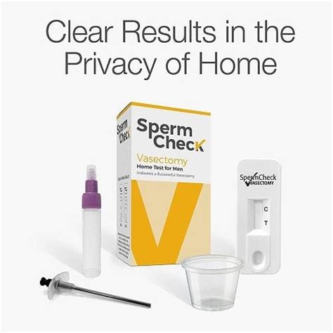 Spermcheck Vasectomy At Home Test Kit Vitality Medical