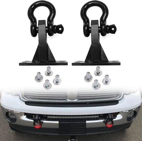 Amazon ELITEWILL Ram Front Tow Hooks Bumper Mount Fit For 2010