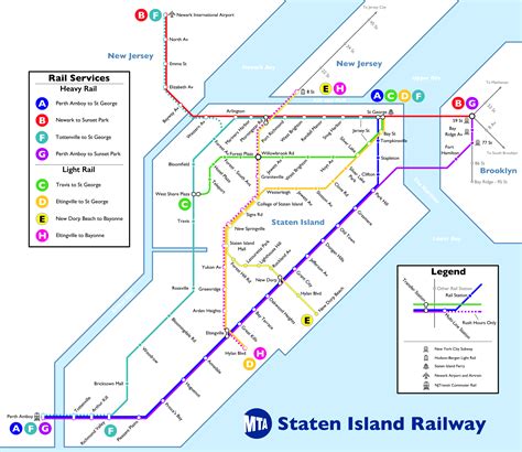 Staten Island Railway Map