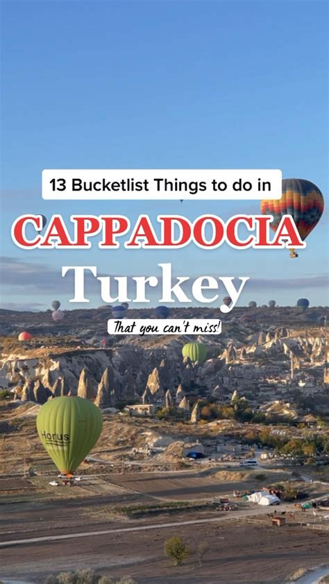 Things To Do In Cappadocia Turkey Artofit