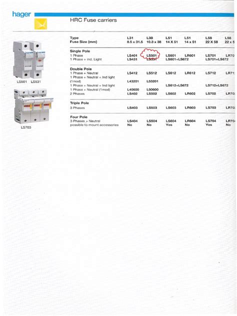 Fuse Hager Pdf