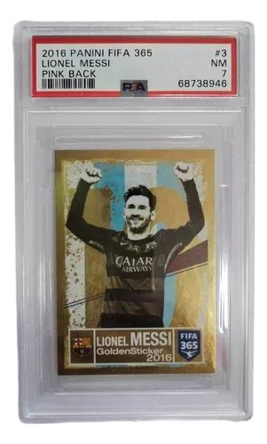 Panini Lionel Messi Certificada Psa 7 Golden Sticker Envío Gratis