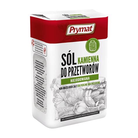 Sól kamienna do przetworów niejodowana 1 kg Prymat GastroLine