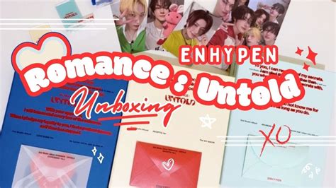 Unboxing♡ Enhypen Romance Untold Album With Weverse Shop Pob