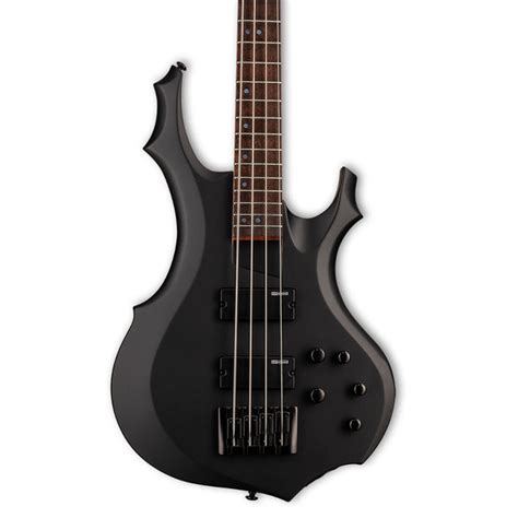 Esp Ltd F204 Bass In Black Satin