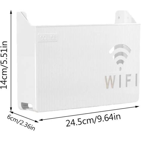 Bo Te De Rangement Murale Pour Routeur Wifi Support Box Internet