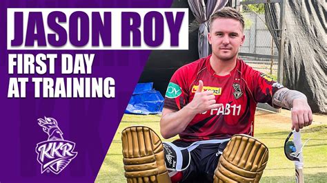 Jason Roy S First Day At The Training Kkr Tata Ipl Youtube