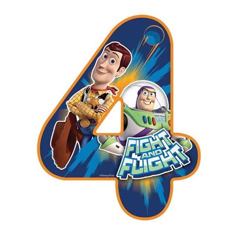 Toy Story Number 4 Edible Image