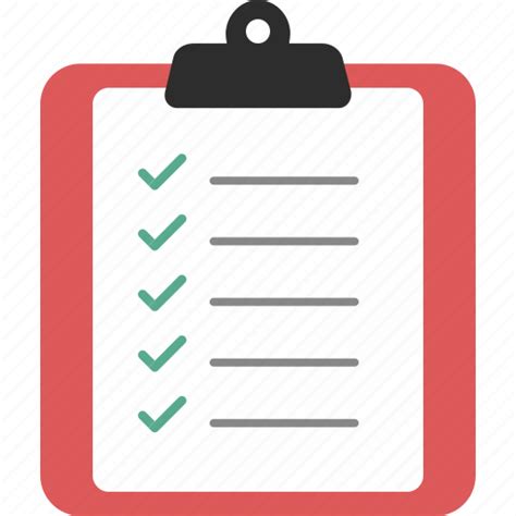 Checklist Clipboard Document Report Icon