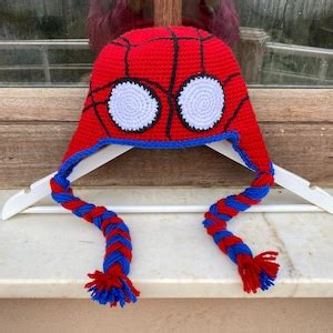 Crochet Spiderman Beanie Mayday Parker Beanie From Atsv Spider Web