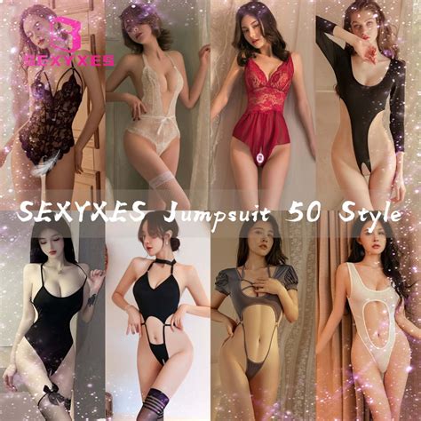 Sexy Lace Jumpsuit Ice Silk Jumpsuit Japanese Style Swimsuit Pajamas Hot Girl Nightclub Suit