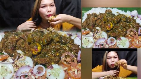 San Thongba Beef Curry Mukbang Youtube