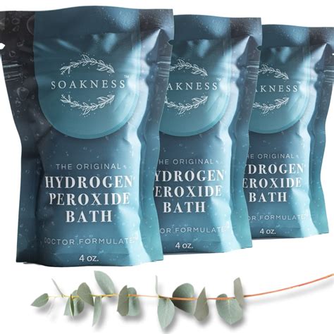 Amazon Hydrogen Peroxide Epsom Bath Salts Soaking Aid Energize