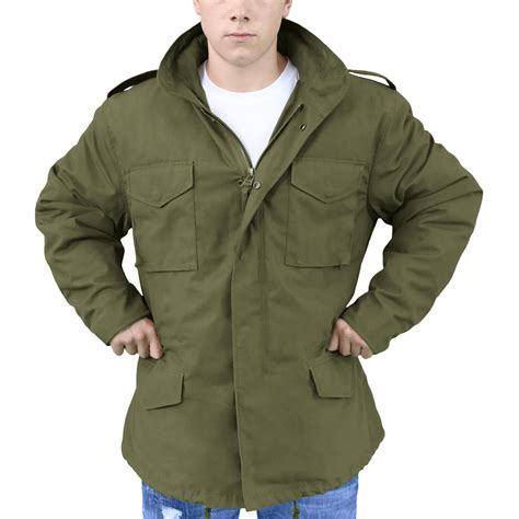 M Field Jacket Military Coat Army Mens Combat Parka Liner Surplus