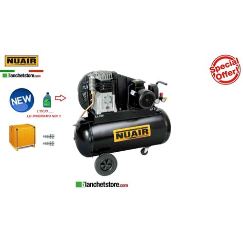 Nuair B M Lt Hp Volt Professional Twin Cylinder