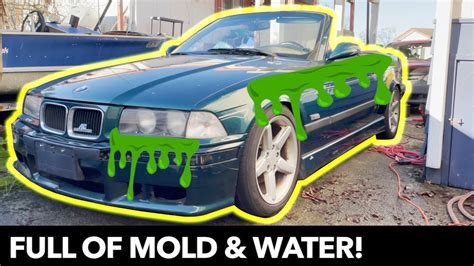 Bmw E36 Ac Schnitzer Convertible Interior Removal Wet And Moldy Youtube