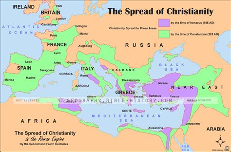 The Spread of Christianity - Bible History