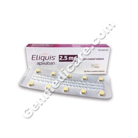 ⭐buy Eliquis 25 Mg Tablet Apixaban