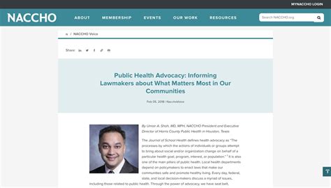 Public Health Advocacy Informing Lawmakers About What Matters Most In