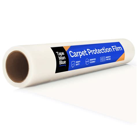 TapeManBlue Carpet Protection Film 24" x 200' roll. Made in The USA