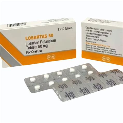 Mg Losartan Potassium Tablets At Rs Stripe Losartan Potassium