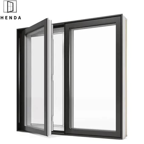 Soundproof Windproof Aluminum Upvc Pvc Double Triple Glazed Low E Glass