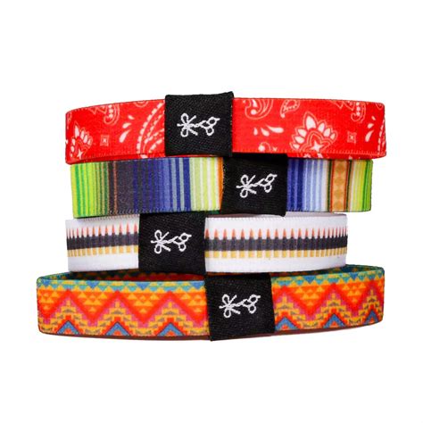 Serape Pattern Hair Ties Best Hair Ties In The World The Longhairs