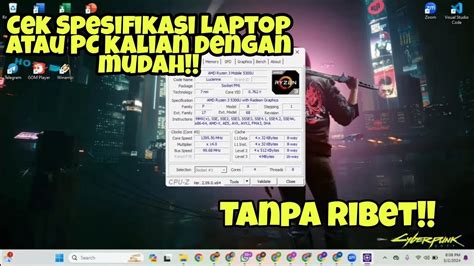 Cara Cek Spesifikasi Laptop Dan Pc Dengan Mudah Youtube