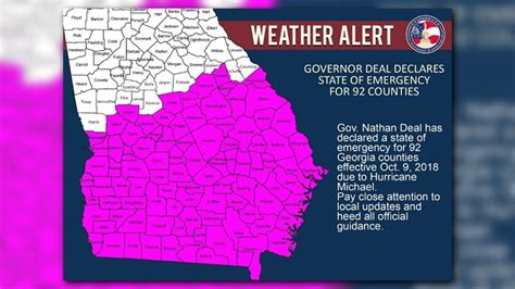 Georgia Governor Issues State Of Emergency For 92 Counties Local