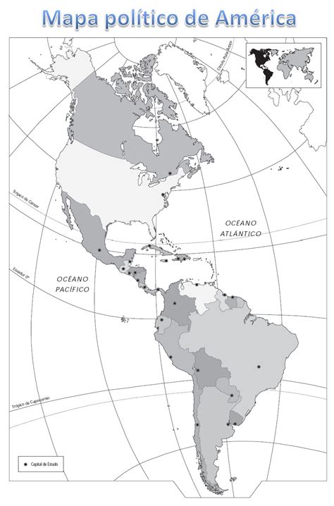 Mapas De America Para Imprimir Laclasedeptdemontse Mapa Politico De Images