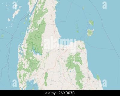 Surat Thani Province Of Thailand Open Street Map Locations And Names