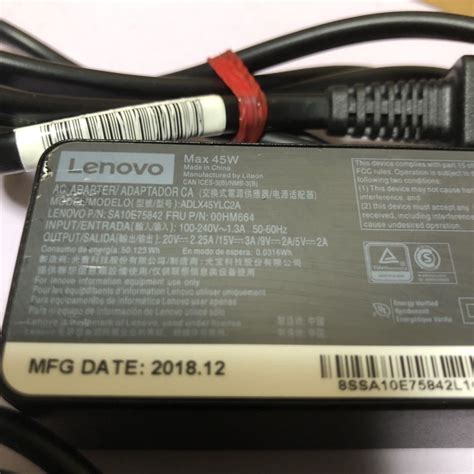 純正 Lenovo 45W 20V 2 25A Type c ACアダプターLenovo ADLX45YCC2A ADLX45YDC2A