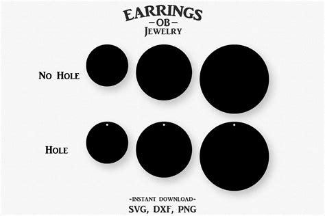 Free Svg Cut Files Earrings 136 DXF Include