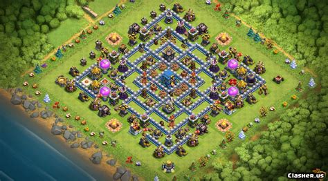 Town Hall 12 TH12 War Trophy Base Anti 2 Star V168 With Link 10