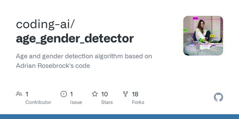 Github Coding Aiagegenderdetector Age And Gender Detection