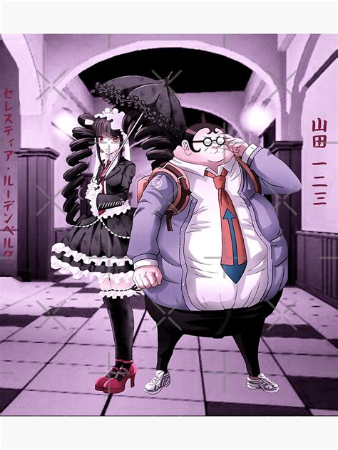 Celestia Ludenberg Yamada Hifumi Danganronpa V3 Vaporwave Anime