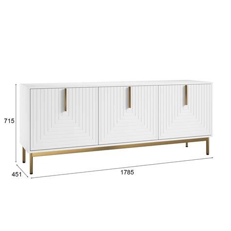 Комод Монте-Прадо Белый премиум / Золотой купить в Москве — цена от ...