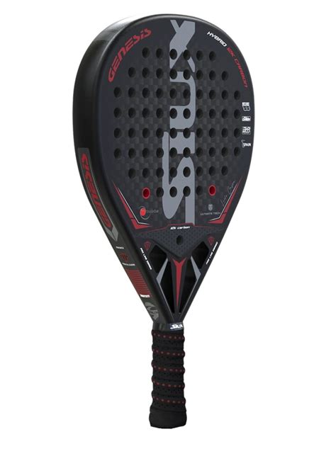 Raquete De Padel Siux Genesis Hybrid 12k Lucho Capra Oficina Do Padel