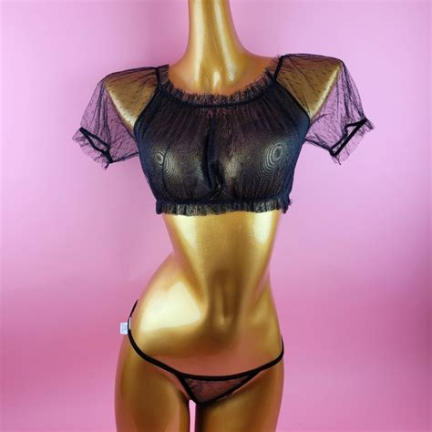 Intimates Sleepwear Mesh Lingerie Set Poshmark