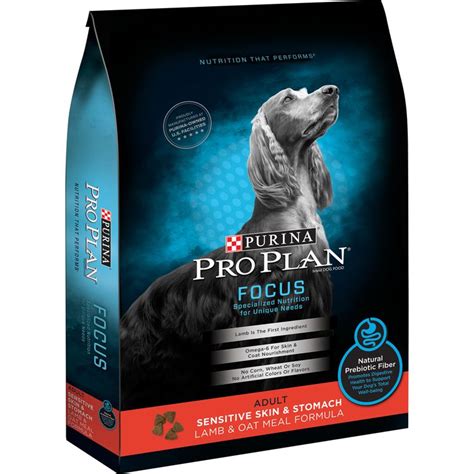 Purina Pro Plan Focus Sensitive Skin Stomach Lamb Oat Meal Formula