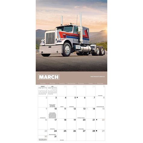 Trucks Calendar 2025